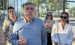 İzmir'de tenis kortu için ağaç kesilmesine tepki
