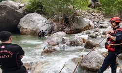 Kahramanmaraş'ta nehirde kaybolan kişi için arama çalışması başlatıldı