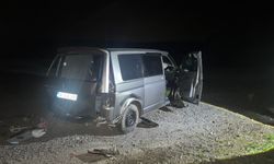 Kars'ta şarampole devrilen aracın sürücüsü öldü