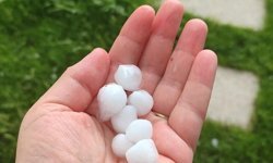 Kayseri'de dolu etkili oldu