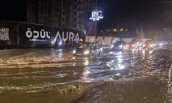 Kayseri'de sağanak etkili oldu