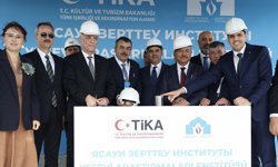 Kazakistan'da Türkiye'nin desteğiyle Yesevi Araştırmaları Enstitüsünün temeli atıldı