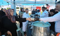 Keşkek geleneği Türk Mutfağı Haftası'nda yaşatıldı