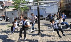 Kilis'te çocuklar 'bayram yeri' etkinliklerinde doyasıya eğlendi