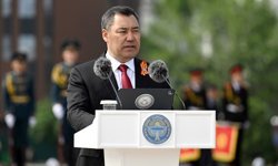 Kırgızistan'da 9 Mayıs Zafer Bayramı kutlanıyor