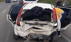 Kırıkkale'de iki otomobilin çarpıştığı kazada 7 kişi yaralandı