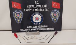 Kocaeli'de hırsızlık şüphelisi otoyolda yakalandı