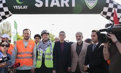 Küresel Sumud Filosu'na destek için pedallar İstanbul'da çevrildi