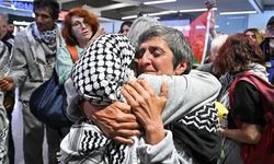 Küresel Sumud Filosu'ndaki Fransız aktivistlerden oluşan ikinci kafile Paris'e vardı