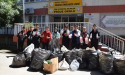 Manisa'da öğrencilerin projesiyle atık şişeler su kuyusuna dönüşecek