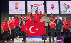 Milli bilek güreşçiler, Avrupa Şampiyonası'nda 61 madalya kazandı