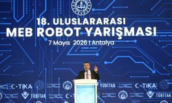 Milli Eğitim Bakanı Tekin, Antalya'daki 'Robot Yarışması'nda konuştu: