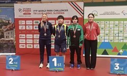 Milli para masa tenisçiler, Slovenya'daki turnuvada 2'si altın 4 madalya kazandı