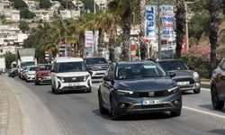 Muğla'da kara yolunda bayram hareketliliği yaşanıyor