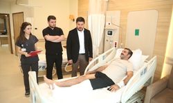 Mühendisin tohum makinesine kaptırdığı bacağı, mikrocerrahiyle kesilmekten kurtarıldı