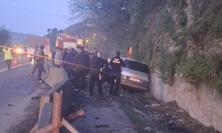 Ordu'da trafik kazasında hayatını kaybeden polisin cenazesi defnedildi