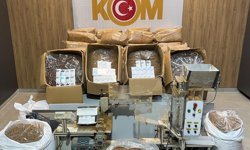 Samsun'da kiraladığı ikameti kaçak sigara imalathanesine çeviren şüpheli yakalandı