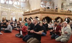 Selimiye Camisi'nde Vakıflar Haftası'nda mevlit okutuldu