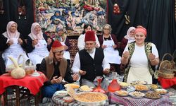 Selimiye Meydanı'nda 'Edirne'nin bayram sofrası' canlandırıldı