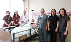 Sivas'ta bir hastanın göğsünden 7 kilo 750 gramlık tümör çıkarıldı