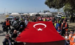 Tekirdağ'da motosiklet tutkunları, Anneler Günü ve Kakava Şenliği dolayısıyla tur düzenledi
