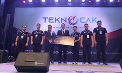 TeknOcak Festivali'nde dereceye giren takımlar ödüllerini aldı
