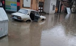Tokat'ın Zile ilçesinde sağanak su baskınlarına yol açtı