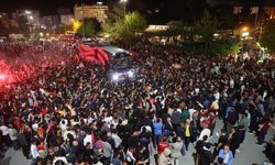 Trendyol 1. Lig'e yükselen Mardin 1969 Spor, coşkuyla karşılandı