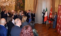 Türk-İtalyan üniversiteleri arasındaki işbirlikleri onuruna Roma'da resepsiyon verildi
