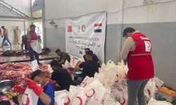 Türk Kızılay, bağışçıların kurbanlarını Irak'taki ihtiyaç sahibi ailelere ulaştırıyor