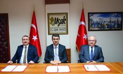 Uşak'ta çocukları eğitim ve sportif faaliyetlerle destekleyecek proje için işbirliği protokolü imzalandı