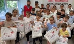 WEFA gönüllüleri Arnavutluk'ta 350 yetim çocuğa yardımda bulundu