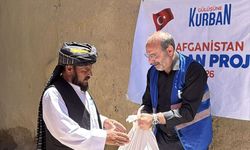 Yetim Vakfı Afganistan'da yaklaşık 10 bin kişiye kurban eti dağıttı