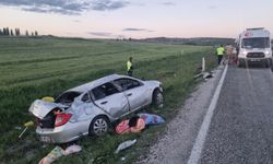 Yozgat'ta şarampole devrilen otomobildeki 1 kişi öldü, 3 kişi yaralandı