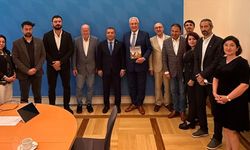 Bavyera Eyaleti İçişleri Bakanı Herrmann, Antalyalı gazetecileri kabul etti