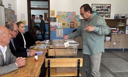 Nevşehir'in Mustafapaşa beldesinde seçmenler sandık başında