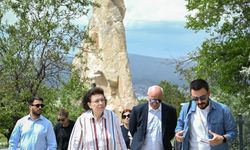 Yunanistan Kültür Bakanı Lina Mendoni, Kapadokya'yı gezdi