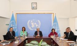 Erhürman, Guterres ve Hristodulidis ile Üçlü Görüşme Gerçekleştirdi