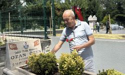 15 Temmuz şehidi polis Ozan Özen, Bolu'da mezarı başında anıldı