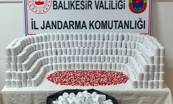 Balıkesir'de 78 bin 824 sentetik ecza hap ele geçirilen operasyonda yakalanan şüpheli tutuklandı