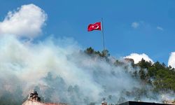 GÜNCELLEME - Tarihi Kütahya Kalesi'nde çıkan yangın kontrol altına alındı