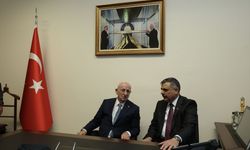 İçişleri Bakanı Çiftçi, eski TBMM Başkanı Kahraman ile görüştü