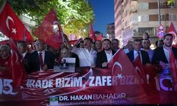 İstanbul'da 15 Temmuz'un 10. yılında bayrak yürüyüşü yapıldı