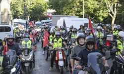 İstanbul'da motosikletçiler 15 Temmuz şehitleri için konvoy oluşturdu