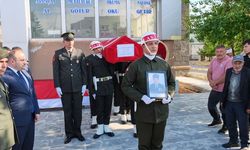 Kars'ta vefat eden Kıbrıs gazisi son yolculuğuna uğurlandı