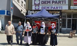 Muşlu aileler, DEM Parti önündeki eylemlerini sürdürdü