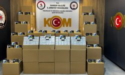 Samsun'da 1 milyon 350 bin makaron ele geçirildi
