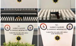 Samsun'da uyuşturucu operasyonunda 8 zanlı yakalandı