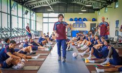 Trabzonspor, yeni sezon hazırlıklarını çift antrenmanla sürdürdü
