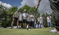 TÜGVA Yaz Okulu'nda öğrenciler golf deneyimi yaşadı